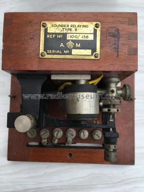 Sounder Relaying Type B 10G 138; MILITARY U.K. (ID = 2637865) Morse+TTY