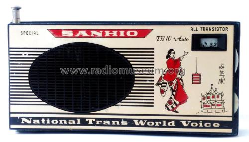 Special SANHIO TR10 + Auto ALL TRANSISTOR National Trans World Voice Ch=161; Unknown - CUSTOM (ID = 2619258) Radio