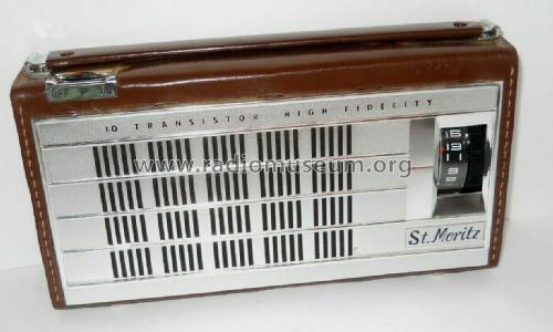 St.Moritz 10 Transistor High Fidelity TR-101A; Unknown - CUSTOM (ID = 2435626) Radio