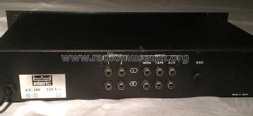 Stereo Graphic Equalizer GE-106; Alaric Electronic AB (ID = 2272175) Ampl/Mixer