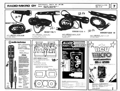 Dynamic Microphone 908116/1; Unknown - CUSTOM (ID = 2642185) Microphone/PU