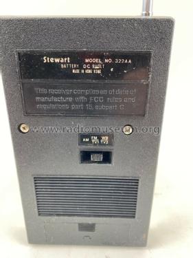 AM/FM/TV-1/TV-2/WB Band Receiver 322AA; Stewart Lynn Stewart (ID = 2685912) Radio