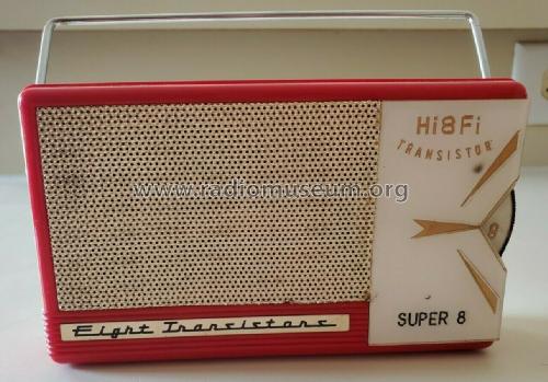 Super 8 Hi8Fi Transistor Eight Transistors ; Unknown - CUSTOM (ID = 2633621) Radio