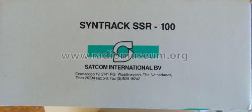 Syntrack Analogue Satellite Receiver SSR-100 mit Option SSA-100 und SSS-100; Satcom International (ID = 2437281) DIG/SAT