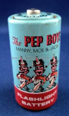 The Pep Boys - Manny, Moe & Jack - Flashlight Battery - Super Quality - Super Power 1½ Volts - 'C' Size; Cadet Battery (ID = 1760432) A-courant