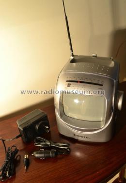 Tongtel - 12,5 cm Black and White TV with AM/FM Radio BWT 5500; Unknown - CUSTOM (ID = 1804151) TV-Radio
