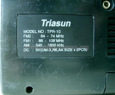 Triasun TPR-10; Unknown - CUSTOM (ID = 955057) Radio