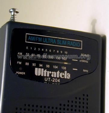 Ultratek UT-204; Unknown - CUSTOM (ID = 2149977) Radio