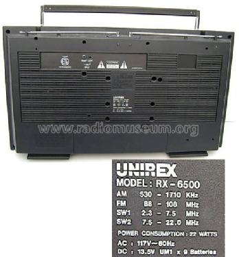 Unirex RX-6500; Unknown - CUSTOM (ID = 661616) Radio