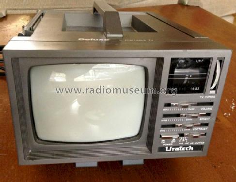 Uratech Deluxe 5' Portable Black and White TV CT-105; Unknown - CUSTOM (ID = 1334399) Television