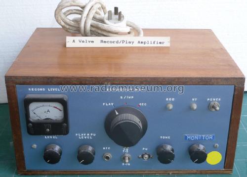 Record/Play Amplifier ; Unknown - CUSTOM (ID = 2790520) Ampl/Mixer