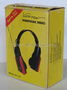 Vicini Headphone Radio SD-105; Unknown - CUSTOM (ID = 493280) Radio