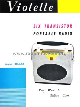 Violette Transistor Six TR-604; Kikusui Denpa, later (ID = 2579916) Radio