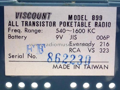 Viscount Mini Micro 8 899; Viscount (ID = 2350849) Radio