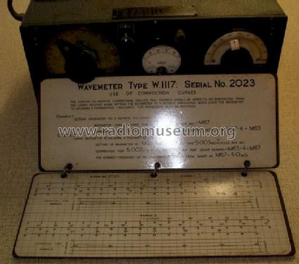 Wavemeter W-1117; MILITARY U.K. (ID = 197117) Military