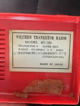 Western Transistor Six 6T-220; Fuji High Frequency (ID = 2689113) Radio