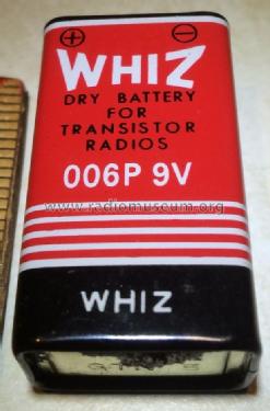 Whiz - Dry Battery for Transistor Radios 006P 9V; Unknown - CUSTOM (ID = 1727040) Power-S