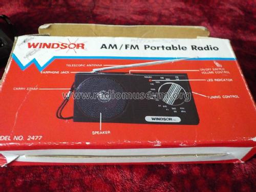 Windsor AM/FM Portable Radio 2477; Unknown - CUSTOM (ID = 2326140) Radio