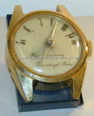 Giant Wristwatch Transistor AM Radio - Round face ; Unknown - CUSTOM (ID = 981233) Radio