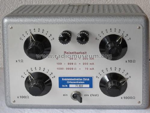 Decade Resistor B-535-2; Unknown Europe (ID = 1619840) Equipment