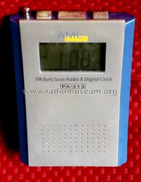 FM Auto Scan Radio & Digital Clock PA-313; Unknown Europe (ID = 2353901) Radio