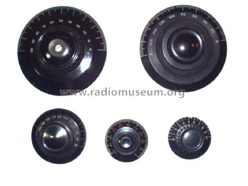 Skalenknöpfe, Skalen Dial knobs; Unknown Europe (ID = 1250064) Radio part