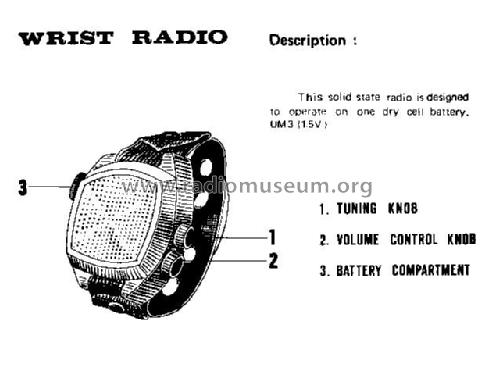 Wrist Radio 380; Unknown Europe (ID = 1773453) Radio