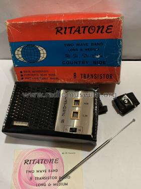 Ritatone 8 - 2 Band - 8 Transistor Solid State - Hi-Fi Luxury ; Unknown to us - (ID = 3009552) Radio