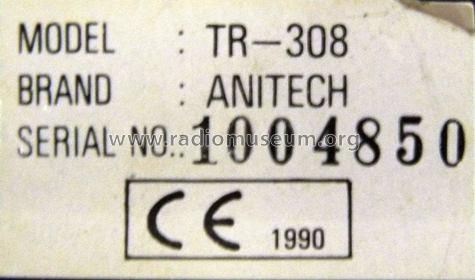 Anitech TR-308; Anita, Anitech, (ID = 696661) Radio