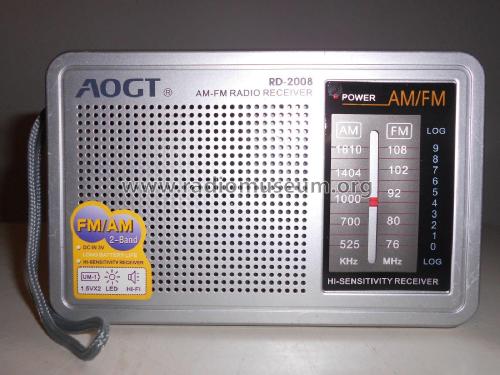 AOGT AM/FM Radio Receiver RD-2008; Unknown to us - (ID = 2297991) Radio