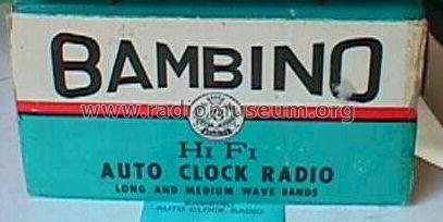 Bambino HiFi Auto Clock Radio ; Unknown - CUSTOM (ID = 1066810) Radio