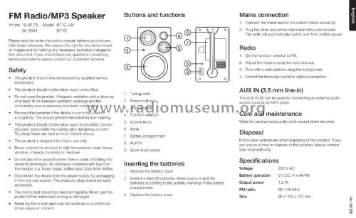 Best Sound Radio TA-871C; Unknown - CUSTOM (ID = 2641934) Radio