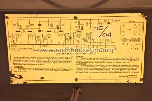 Calibrator Crystal N°7 WY 0270; Unknown to us - (ID = 1752717) Equipment