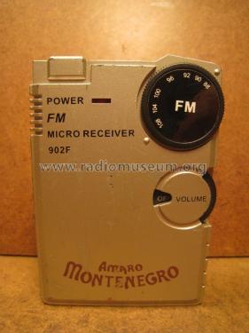 FM Micro Receiver Amaro Montenegro 902F; Unknown to us - (ID = 2071599) Radio