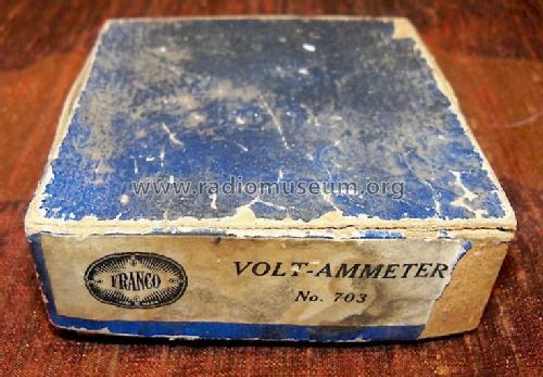 Franco Volt-Ammeter 703; Unknown to us - (ID = 1343591) Equipment