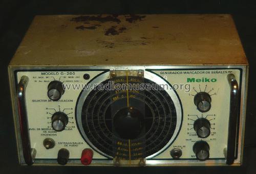 Generador Marcador de Señales RF Signal Generator Meiko G-200; Unknown to us - (ID = 2064744) Equipment