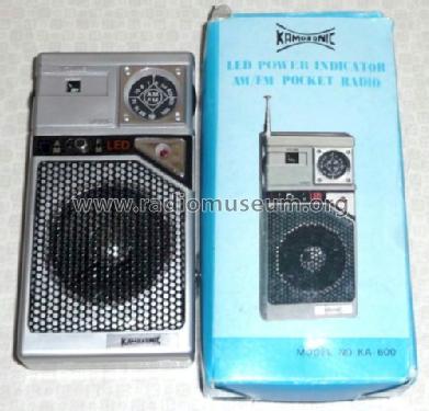 Kamosonic KA-600; Unknown to us - (ID = 1102195) Radio