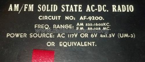 Kensington - Solid State AC DC AF-9200; Terra International; (ID = 1659155) Radio