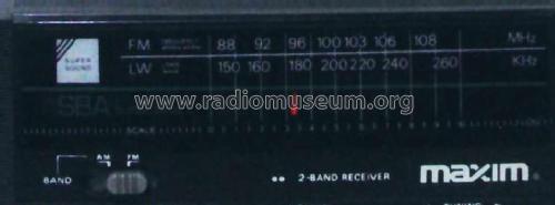 Maxim 2-Band Receiver MX 777; Unknown to us - (ID = 1203934) Radio