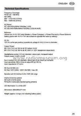 Metabo Work Radio ' Baustellenradio ' RC14.4-18; Unknown to us - (ID = 1882126) Radio