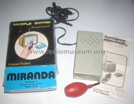 Miranda Akustikschalter - Whistle Switch WS-200S; Unknown to us - (ID = 1342996) Misc