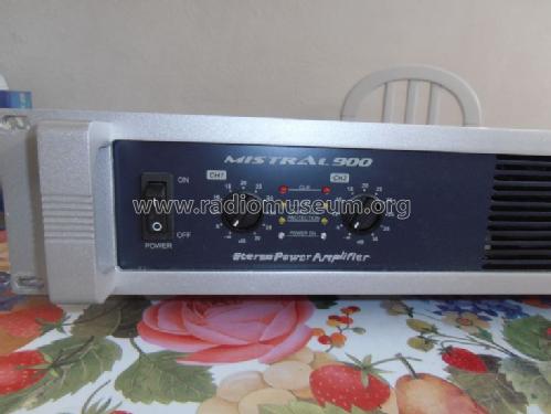 Stereo Power Amplifier Mistral 900; ALTO Audio Products; (ID = 1656836) Ampl/Mixer