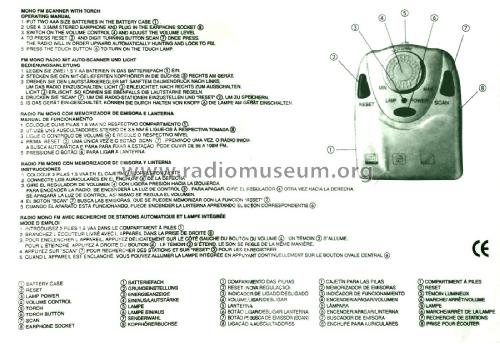 Mono FM Scanner with Torch ; Unknown to us - (ID = 2361915) Radio