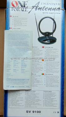 One for All Indoor Antenna with Amplifier SV 9100B00/001; One for All brand, (ID = 2296427) Antenna