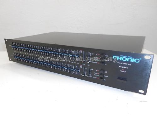 Equalizer 1/3 octave EQ PEQ 3600; Phonic Corporation; (ID = 2384475) Ampl/Mixer