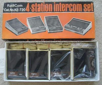 RadiCom - 4-Station Intercom Set Cat. No. KE-720; Unknown to us - (ID = 1751063) Diverses