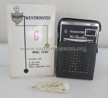 Westminster - 6 Transistor - Hi Sensitive SV-601; Unknown to us - (ID = 1820420) Radio