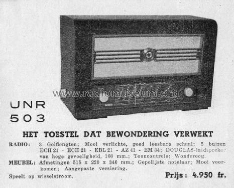 503; UNR U.N.R., Union (ID = 2874024) Radio