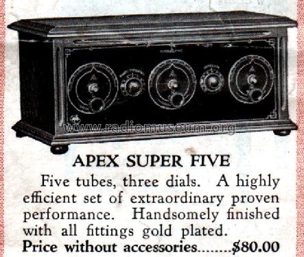 Apex Super five ; Apex Electric, Pool; (ID = 782053) Radio