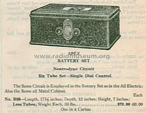 B36; Apex Electric, Pool; (ID = 1180525) Radio